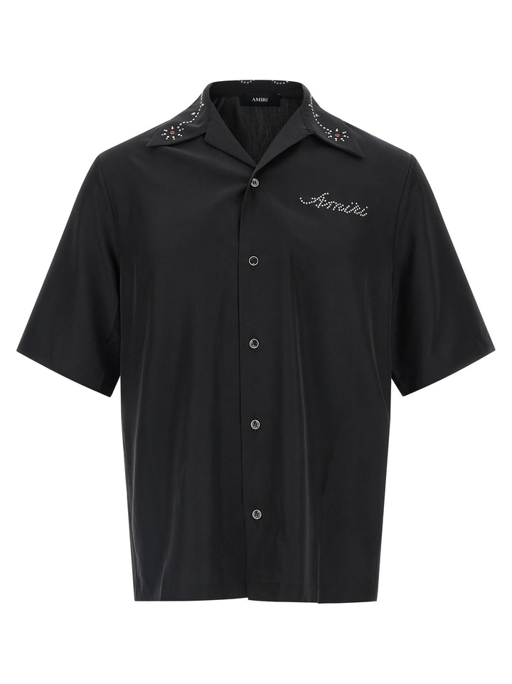 Amiri Amiri Stud Camp Camicie - Nero | 744f599c75f1fb43f6a68c40a83f36e10d542adf