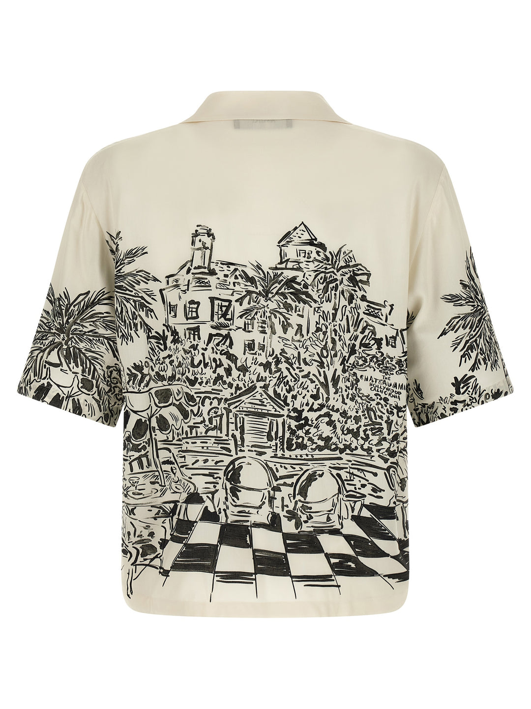 Amiri Chateau Sketch Camicie - Bianco/Nero | d3f9a64f9bfaa14d87398b97ff0a8993a5200b61