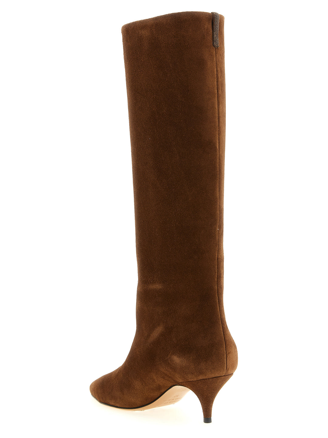 Fabiana Filippi High Suede Boots Stivali e Stivaletti - Marrone | 7bb47199089a37e656374d82f5c68314e0f8c7fa
