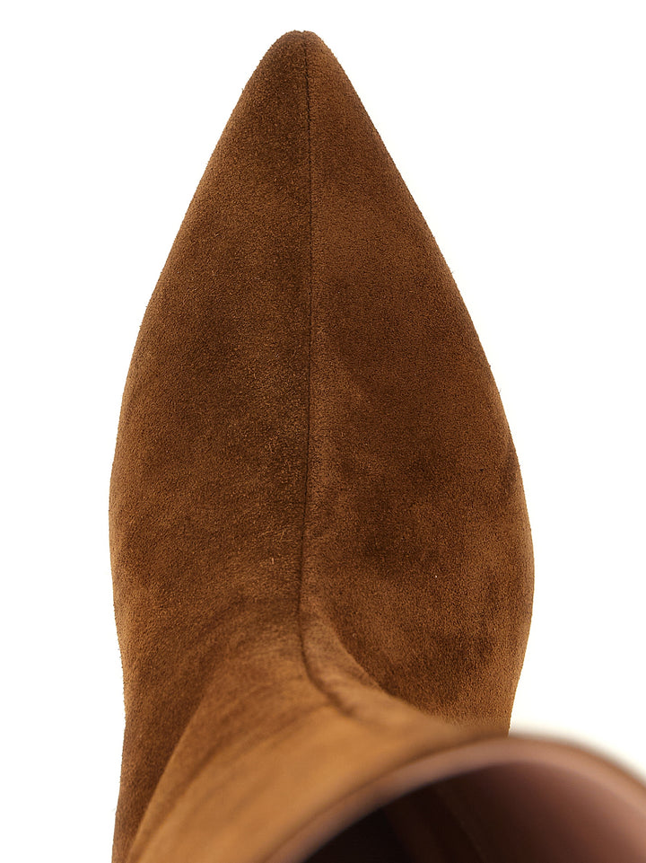 Fabiana Filippi High Suede Boots Stivali e Stivaletti - Marrone | b30b90aa9b74a8ebaaf2521fc5fe8dcee2b61365