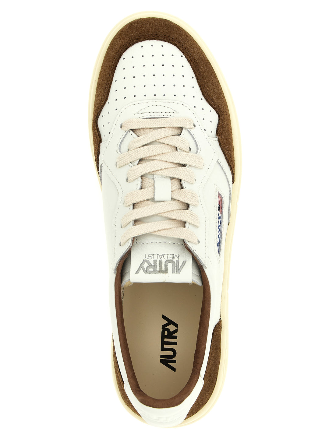 Autry Medalist Low Sneakers - Marrone | d254c95f685e21f11166dcf626c69e8e32f6cbe4