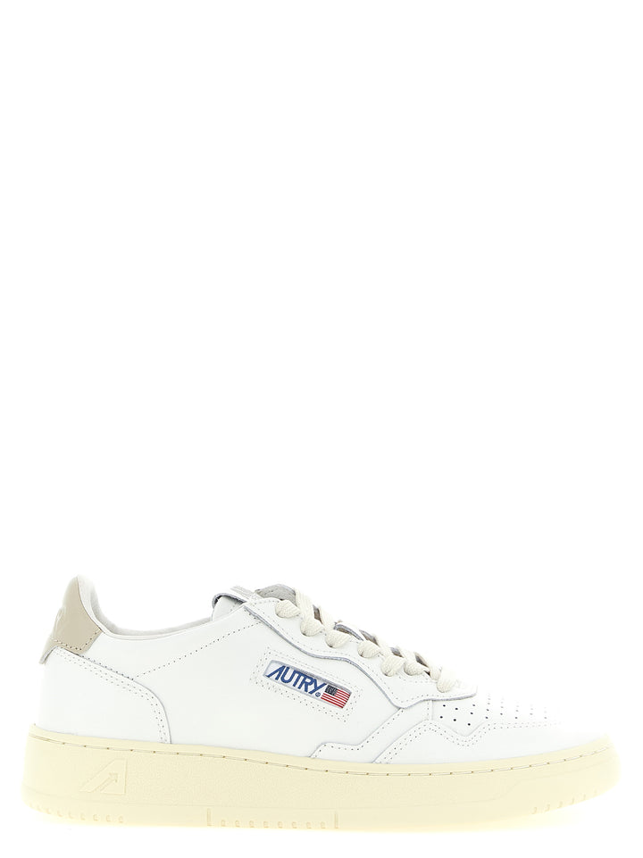 Autry Medalist Low Sneakers - Beige | f32289b24015560234e6f513297fa1d48abedaa8