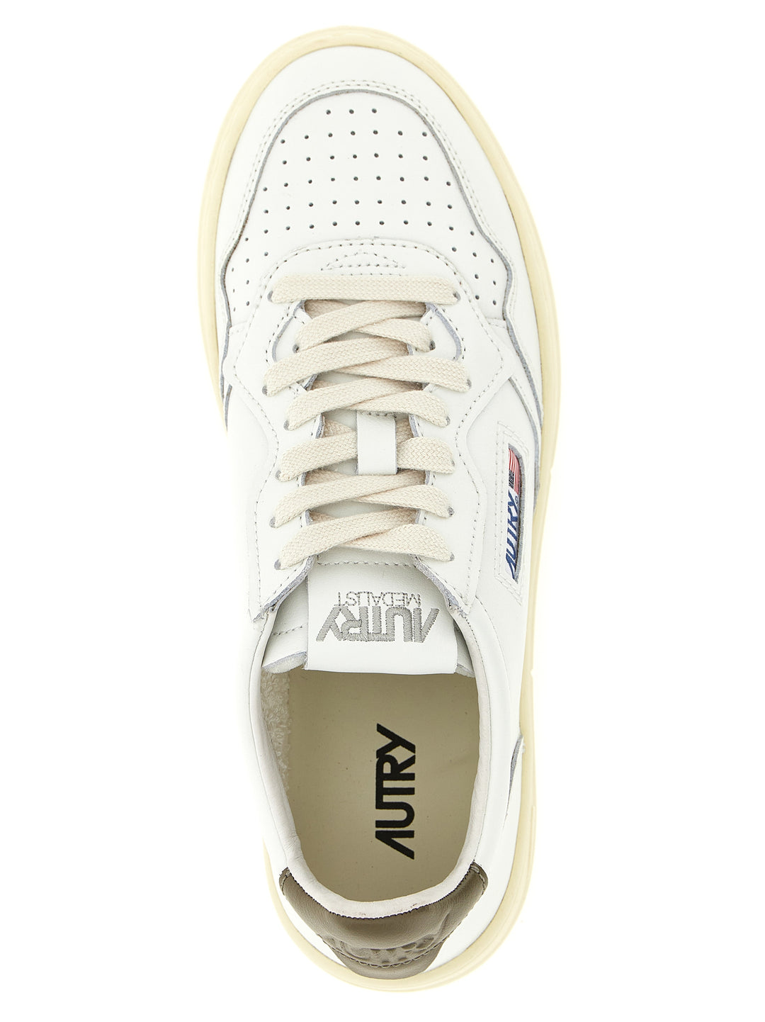 Autry Medalist Low Sneakers - Verde | c17dcf2e8b718f4bb0db1338c3325e1c91e9abb6