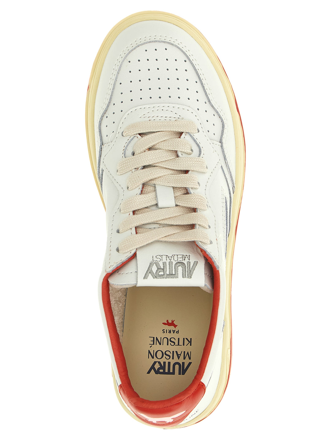 Autry Medalist Low Sneakers - Rosso | 2804f2a9359247c263deaeaa4a7c39ceb5047714