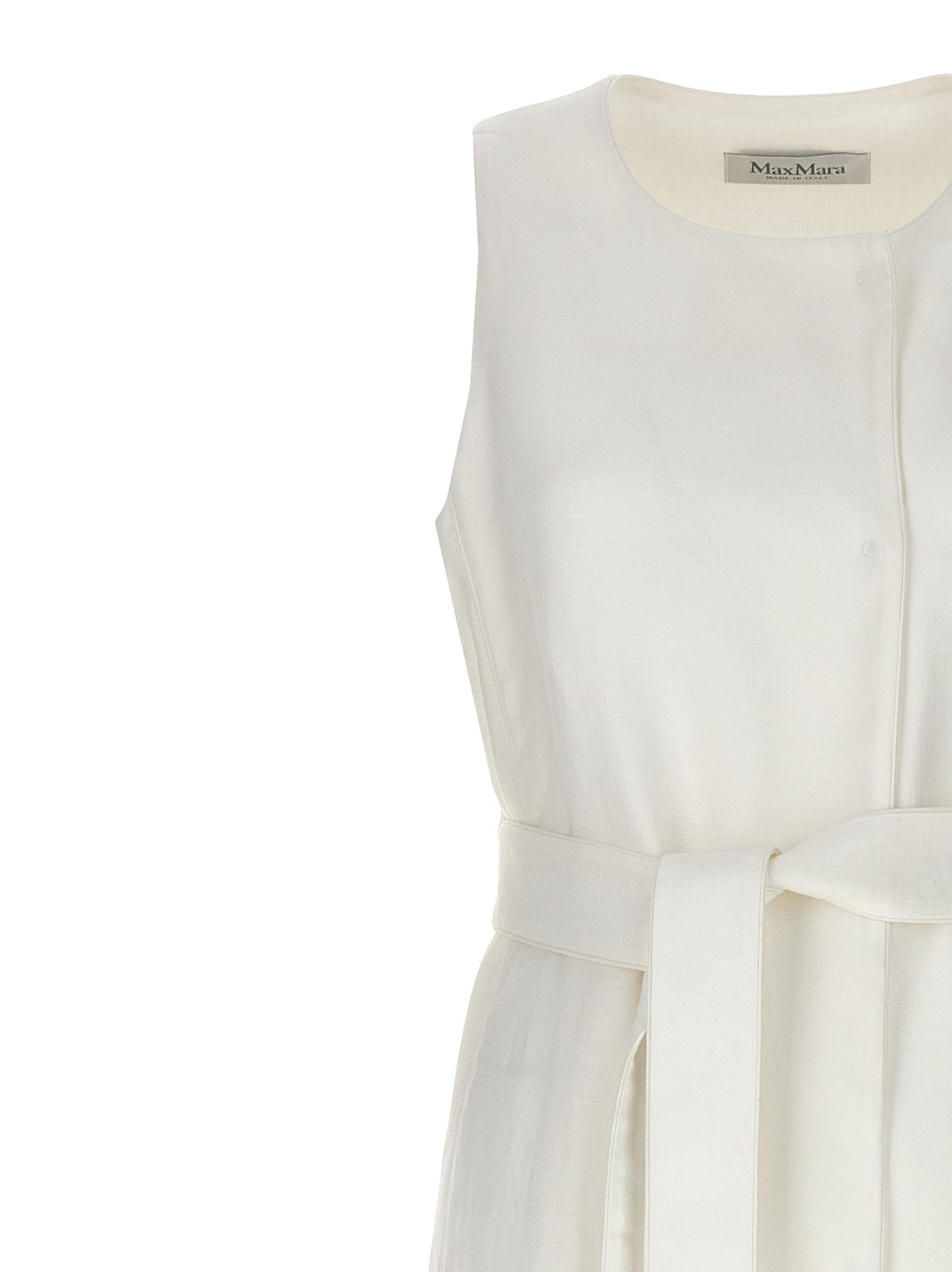 Max Mara Aureo Gilet - Bianco | 79c0c7ffa0f29959f1ece90b5ada373b3c6977b1
