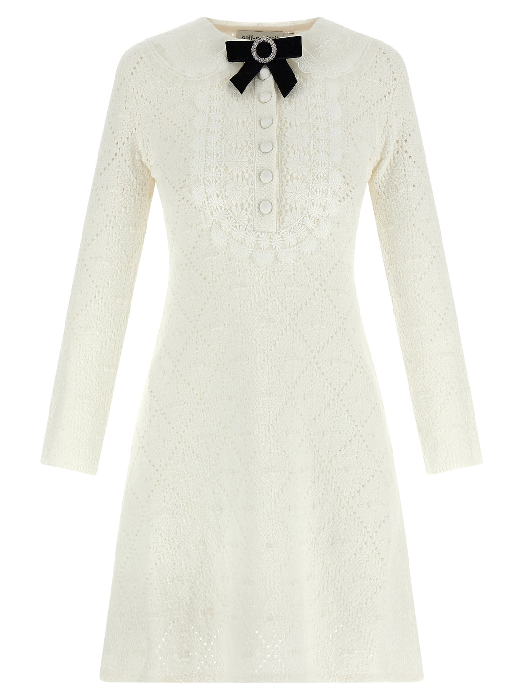 Self Portrait Lace Dress Abiti - Bianco | 7918719689b590b5ae7c94d13ef1b542614b9c53