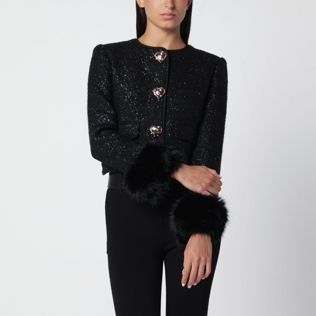 Self-Portrait Coats & Jackets - Nero | 8f6ff97effee568e01ba22647fa6a223730288a0