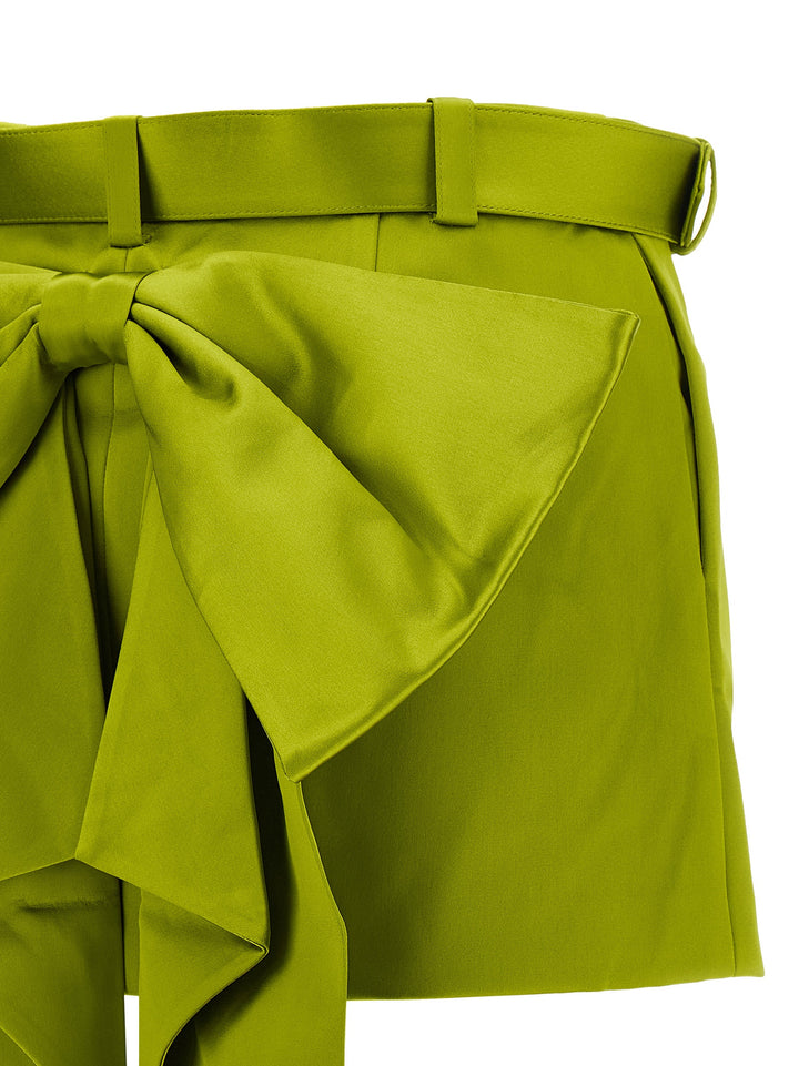 Self Portrait Maxi Bow Skirt Gonne - Verde | 65869729dd6907e75b197d3c72b9d371ba6670f4