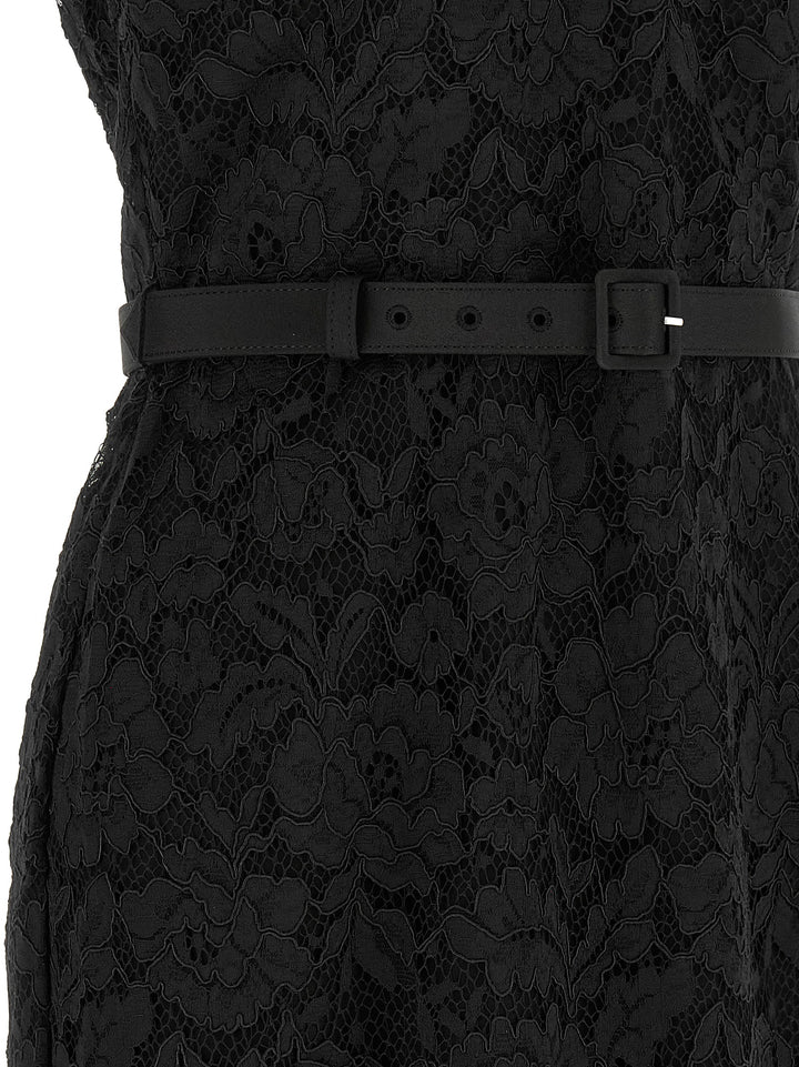 Self Portrait Lace Dress With Collar Abiti - Nero | 860581928d44e4ae1c659c0900a6d4a58710671a