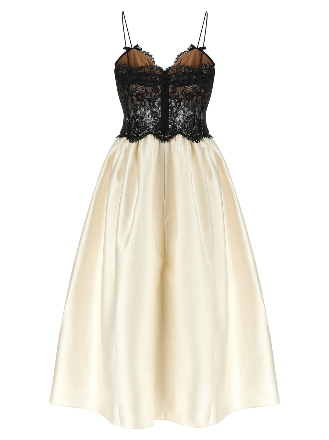 Self Portrait Dress With Bodice Abiti - Bianco/Nero | be0c05c1f398c44bab03860c01e9f28a51923bbf