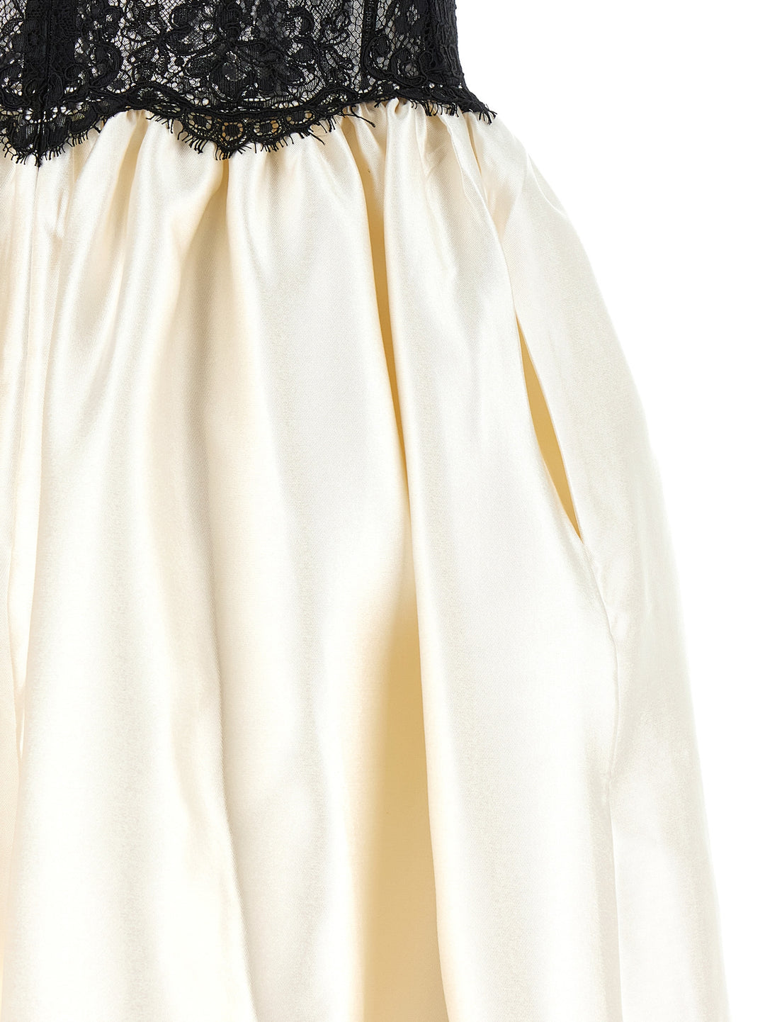 Self Portrait Dress With Bodice Abiti - Bianco/Nero | 628141b16c43bb9be342a951034c561a225d6889