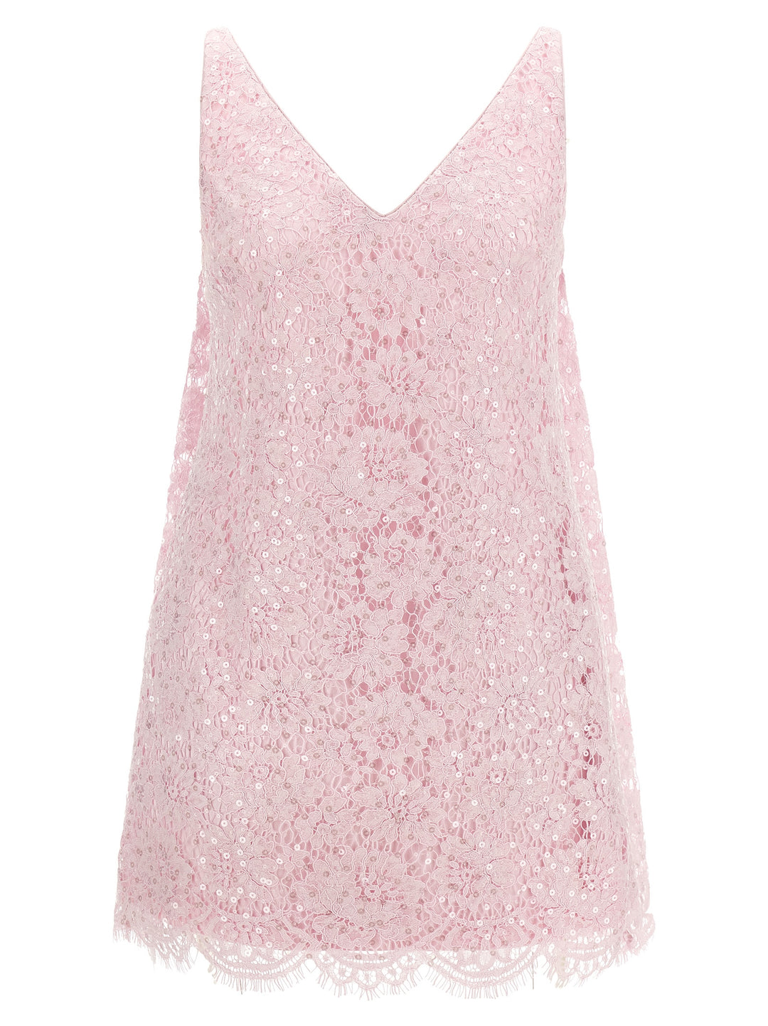 Self Portrait Sequin Lace Dress Abiti - Rosa | 91170b3ed422c1690d8e4f912ff13bd1d7592a4f