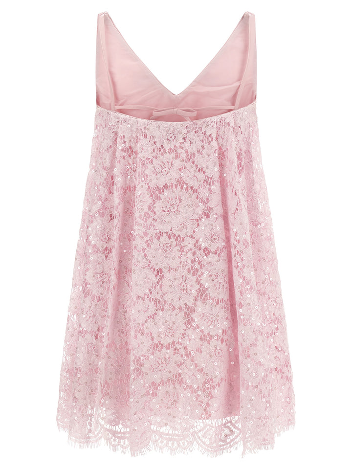 Self Portrait Sequin Lace Dress Abiti - Rosa | 356fdf1f4fc5f565d236d2e07898dcaf22e3b089