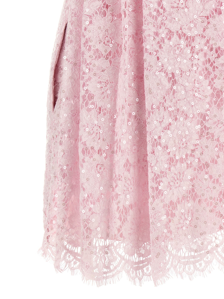 Self Portrait Sequin Lace Dress Abiti - Rosa | 519eefb5f869018f0ed74a62100251f5be0072de