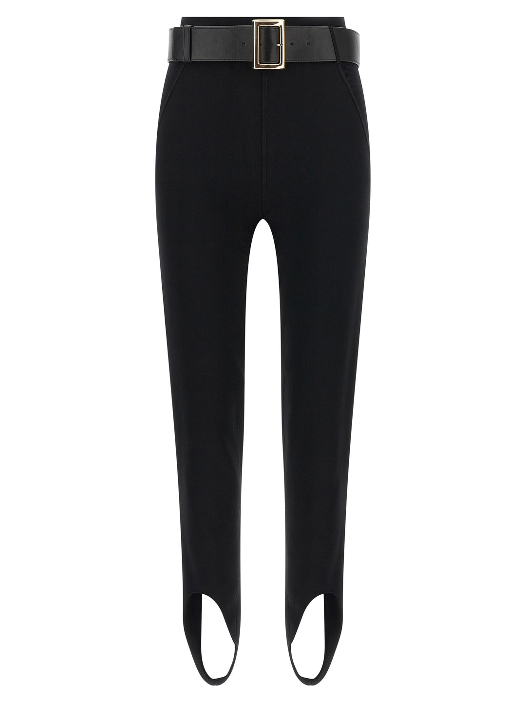 Self Portrait With Stirrup And Belt Leggings - Nero | 830bfcc932f1f1c1636f1d19b0741761faedcfac