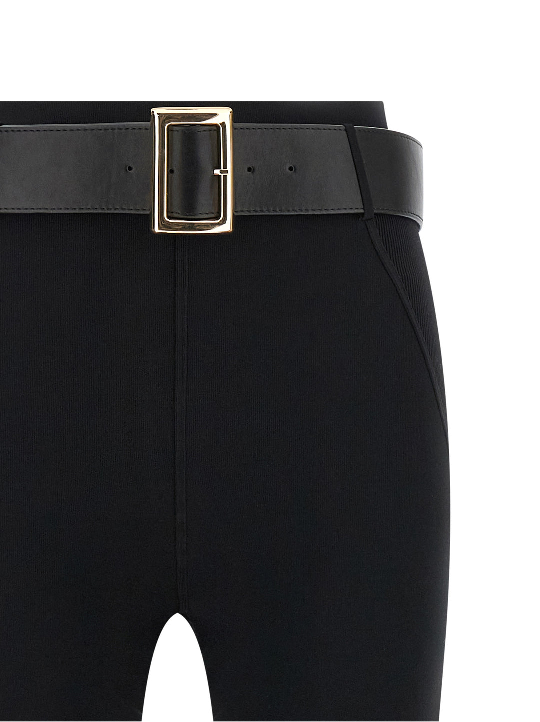 Self Portrait With Stirrup And Belt Leggings - Nero | 68f46dfe534265f2b158667576b6c0ca502096bf