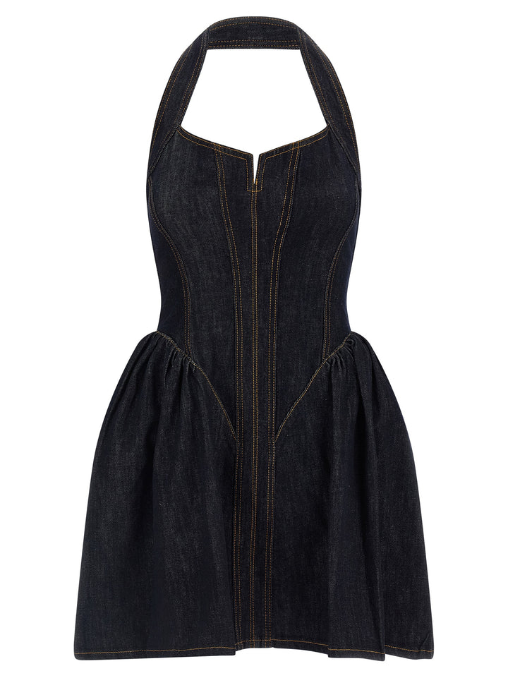 Self Portrait Denim Dress Abiti - Blu | 6dfd79868b7245c9de351d227c30201a22ee4ae5