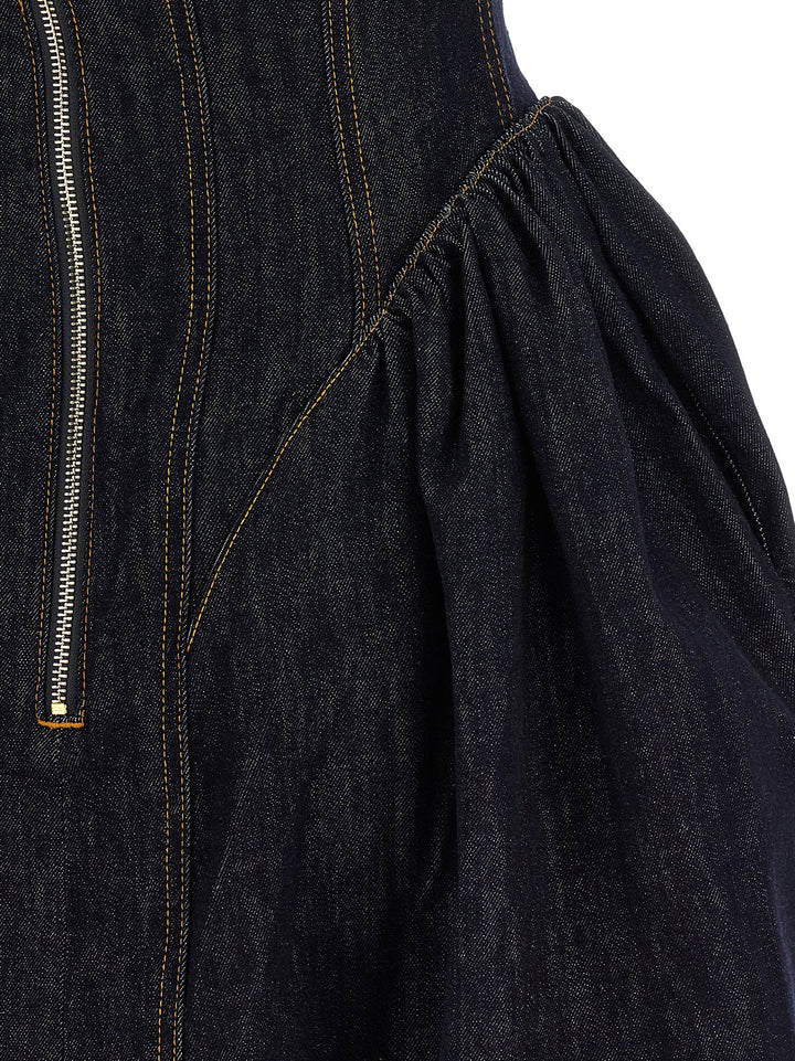 Self Portrait Denim Dress Abiti - Blu | ed8f94779ee20eaa6078dc35698cfcb839037d0f