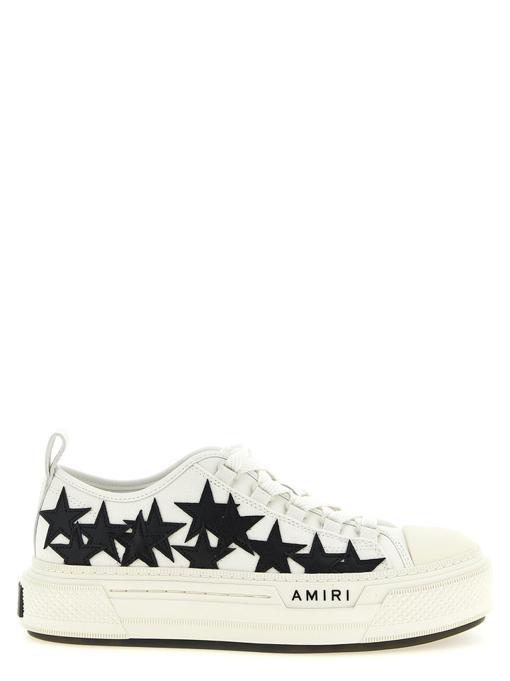 Amiri Stars Court Low Sneakers - Bianco | 344b67048da3af9f1c881f2364ae681db9834ab8