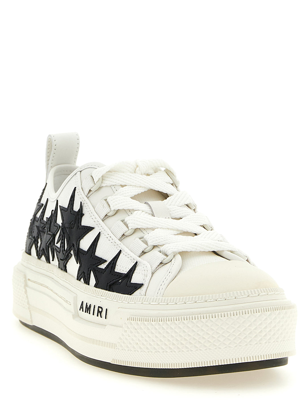 Amiri Stars Court Low Sneakers - Bianco | 8512d734ad028f883f479d910d74ca8bd7ff3be0