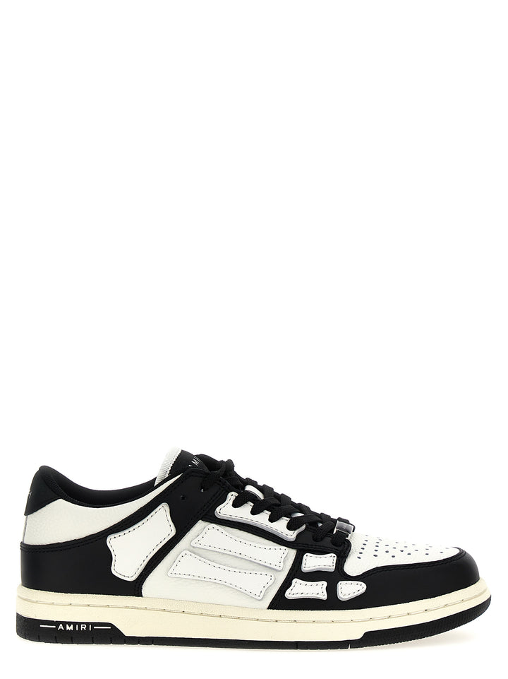 Amiri Skel Top Low Sneakers - Bianco/Nero | 546d26eb78865a0ef0d1aeff7fa09962f15d8209