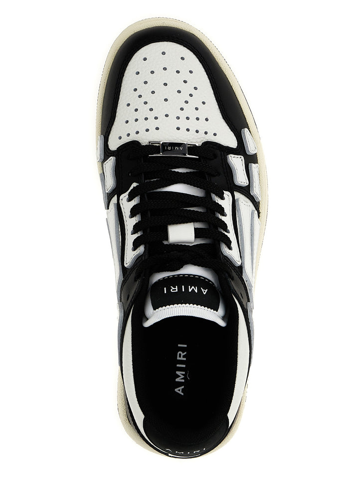 Amiri Skel Top Low Sneakers - Bianco/Nero | 65c7394705c0c0dd342bc3dfb28308b53def4bc1