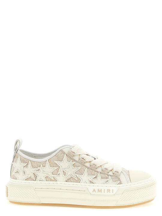 Ma Quad Stars Court Low Sneakers Beige