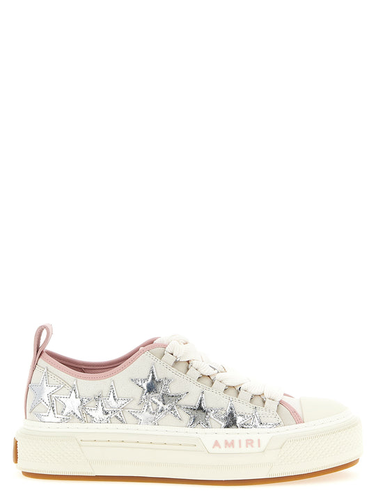 Metallic Stars Court Low Sneakers Multicolor