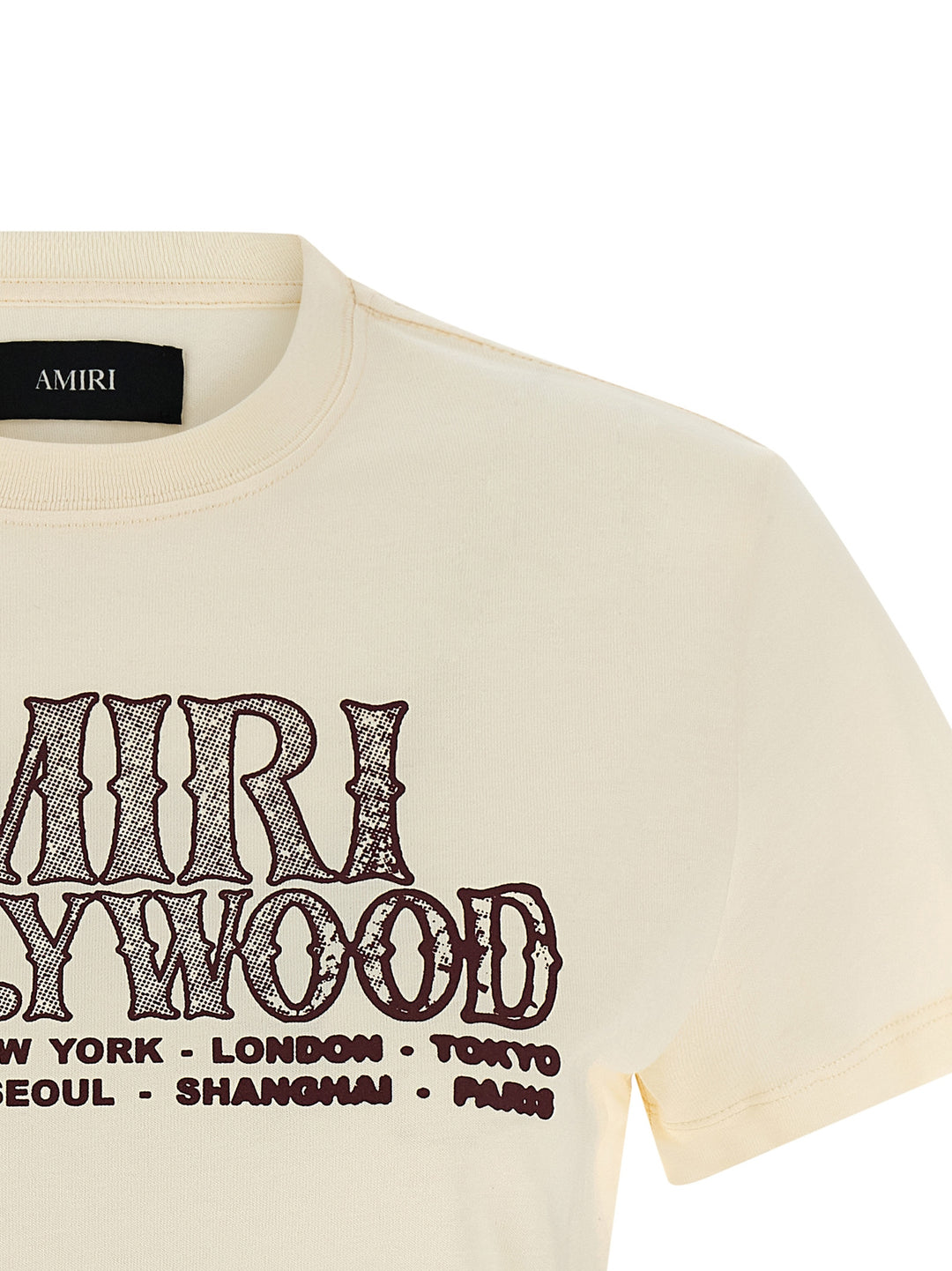 Amiri Hollywood Tee T shirt - Bianco | 8b6a6c8fc0a0d1255d24afed3a2ff99bb7c4f2fd