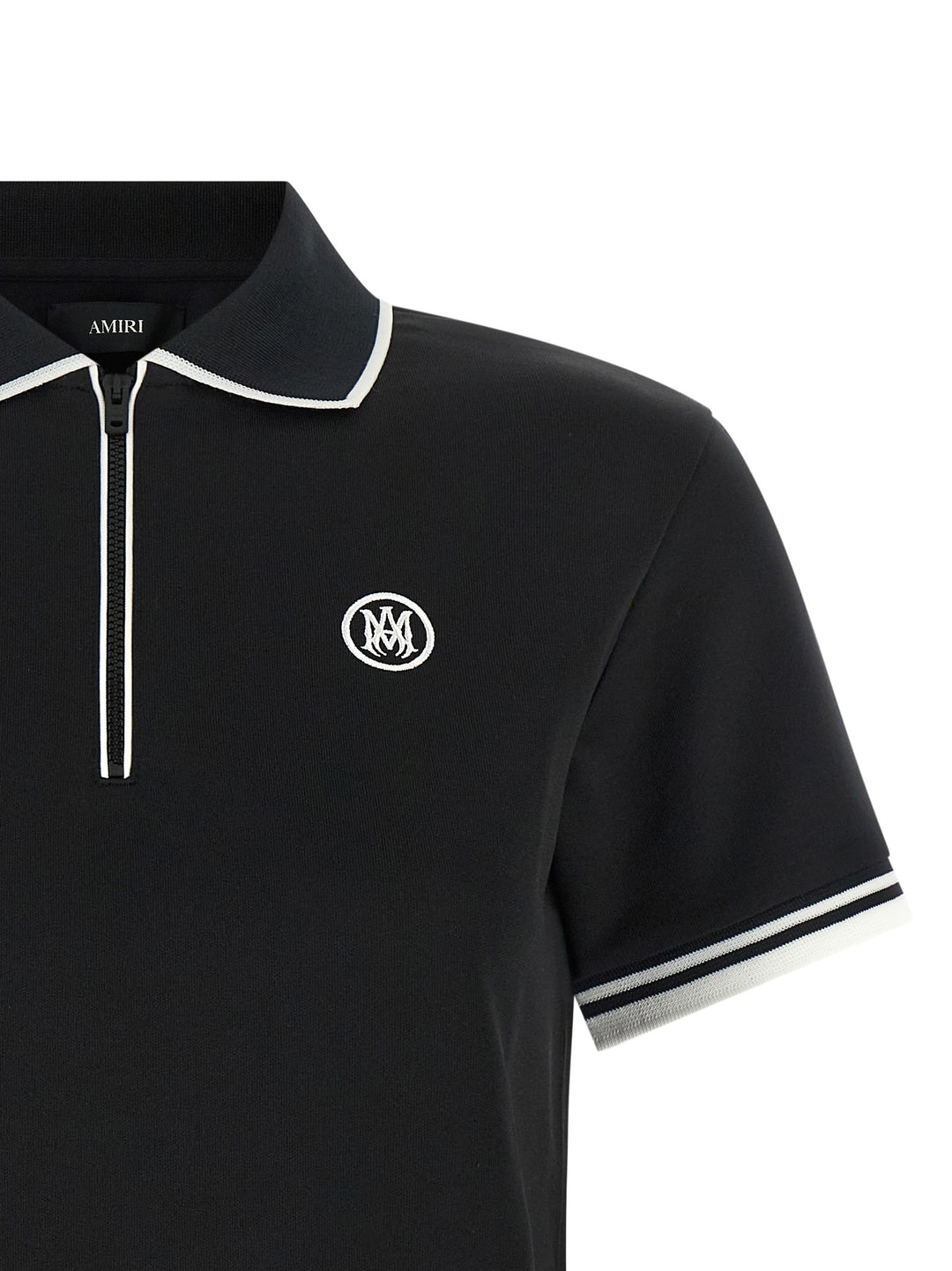 Amiri Zipped  Shirt Polo - Nero | b9dad9f0f61f13ace55b563eaaaa2a16db3dd21d