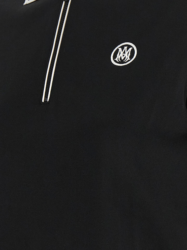 Amiri Zipped  Shirt Polo - Nero | 3dad31181312f013b8f8f7d7edef75d61e1392b8