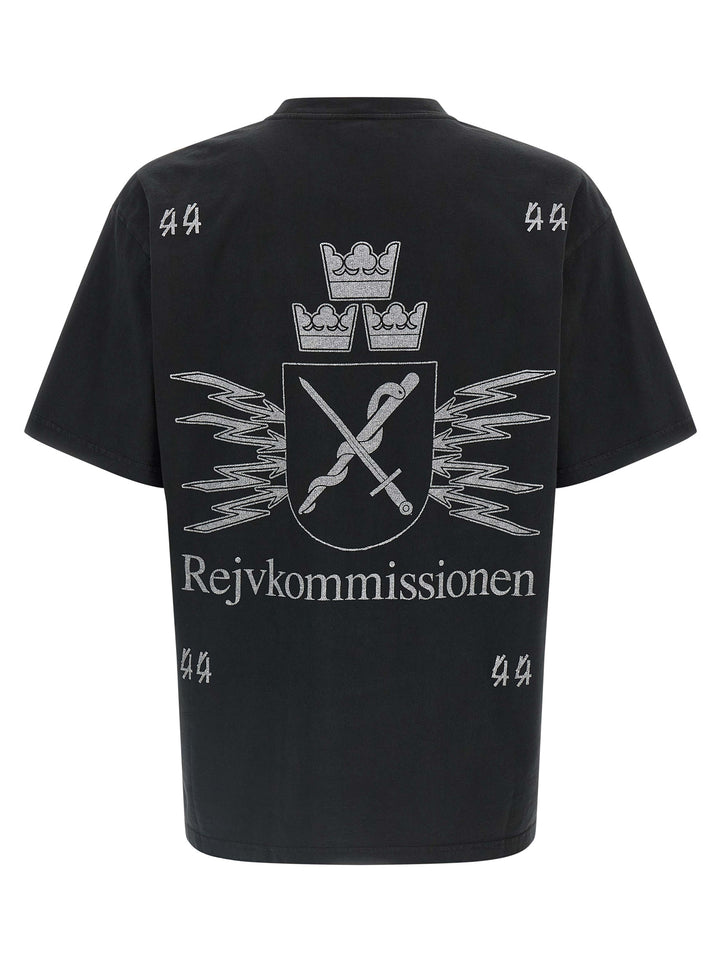 44 Label Commission T shirt - Bianco/Nero | 486d6e65e8fe5f6446c6fed282819ba0bcd23668