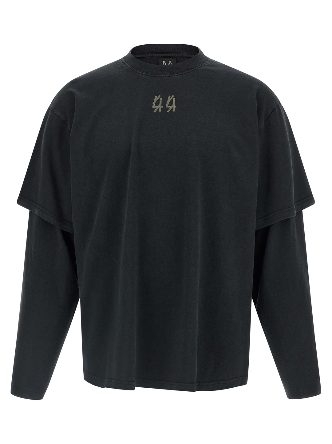 44 Label Double Sleeve T shirt - Nero | f8741c390deabd9fbfd1b38283dafd986fe523f7