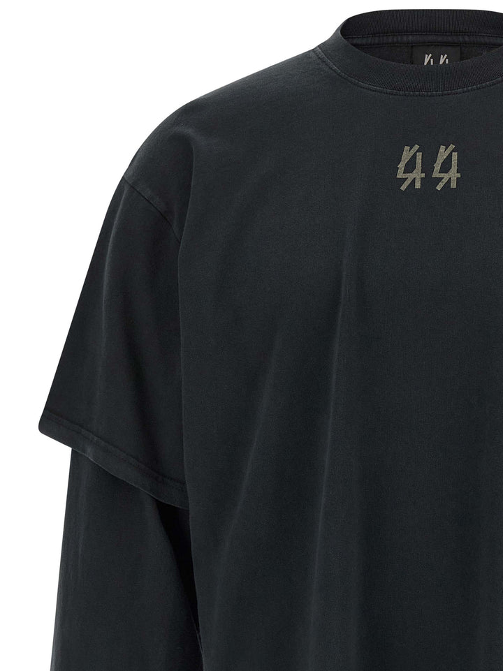 44 Label Double Sleeve T shirt - Nero | b5a3484204d3edc946753a798850a7217a6e5af1