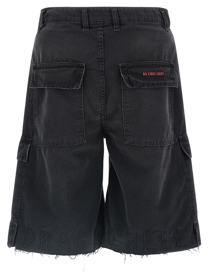 44 Label Cargo Short () Bermuda e Short - Nero | 3350361c7036ec496ad14c66f7aeb397f651b208
