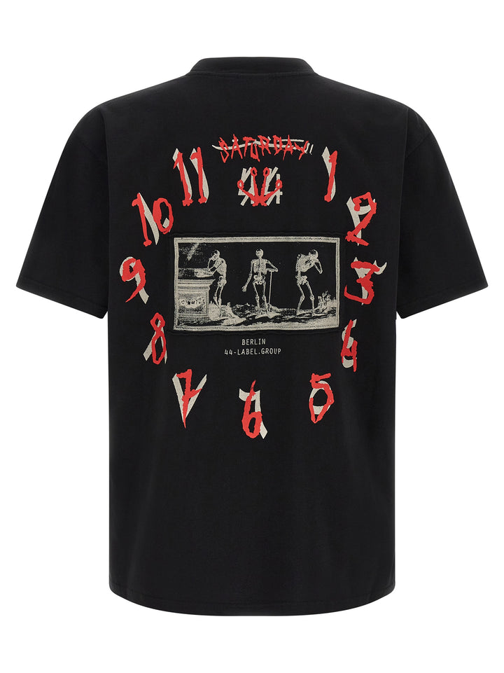 44 Label Printed T shirt - Nero | 4183111e2e7ae6ee69a53c0332e6bea5cee6a613