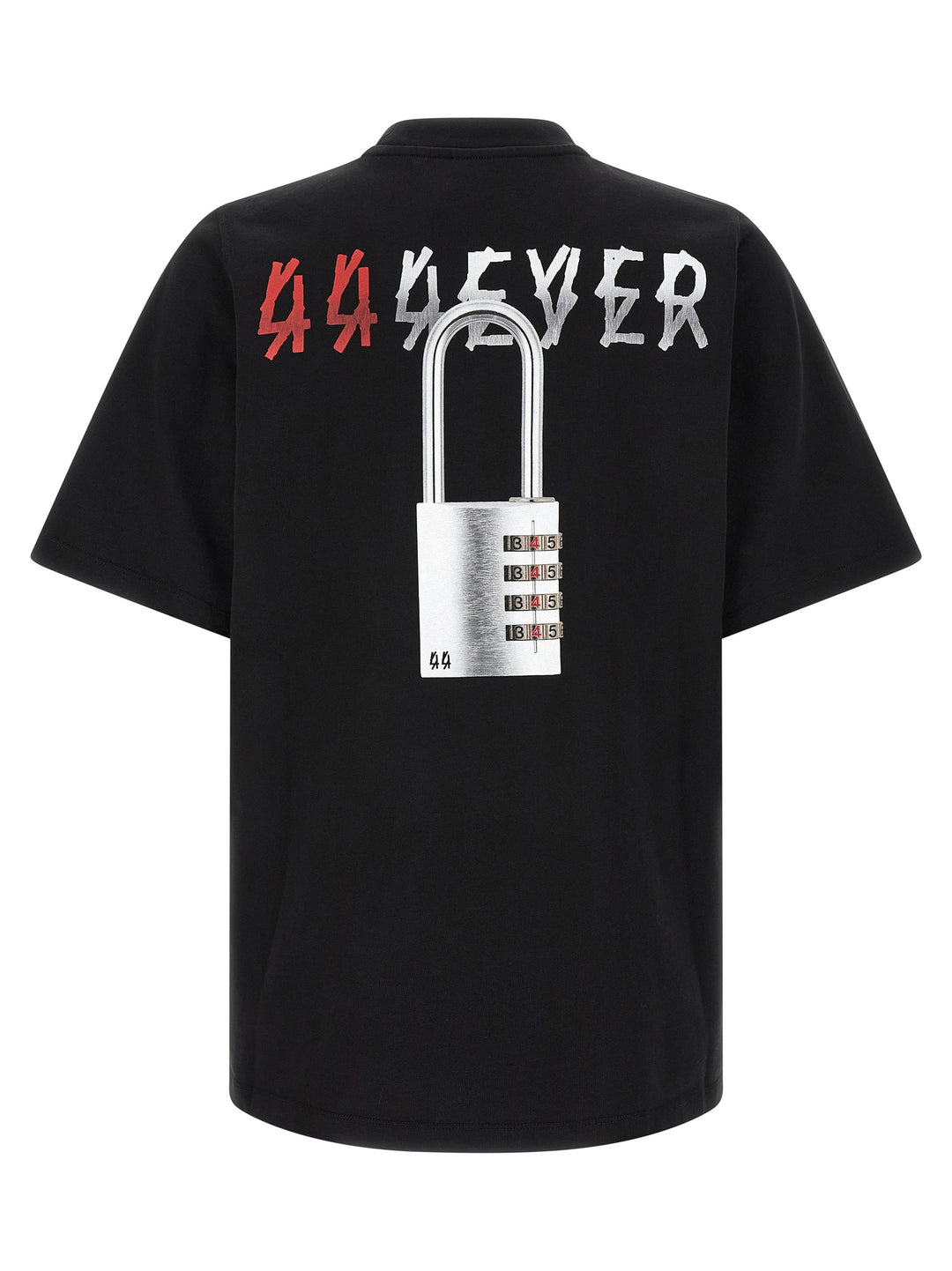 44 Label With Padlock Print T shirt - Nero | 97e6a712e7b0b0c18cf0d43e1cecdc47d616e4ce