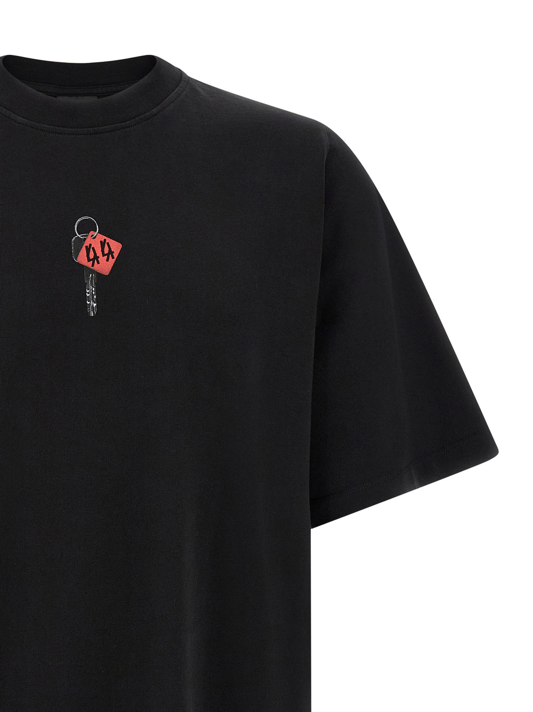 44 Label With Padlock Print T shirt - Nero | ecd5fa4b7d66ec3542d2c97aff327af6ae1f6797