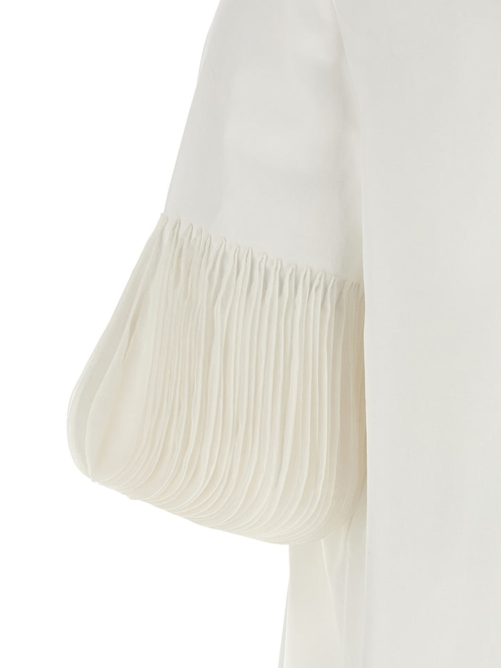 Valentino Garavani Valentino Garavani Poplin Embroidered Shirt Camicie - Bianco | ba1982161f1b1f88230d4a21d261536bb3e16ad1