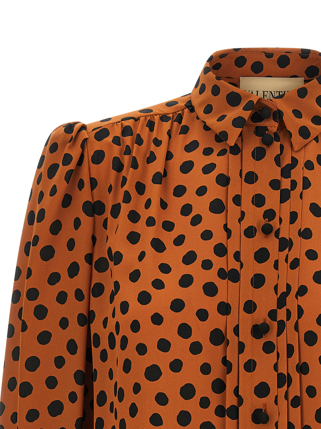 Valentino Garavani Polka Dot Print Shirt Camicie - Arancione | 8b1d8cab52a2a9045e626e6c63eea1a88b5aa5fd
