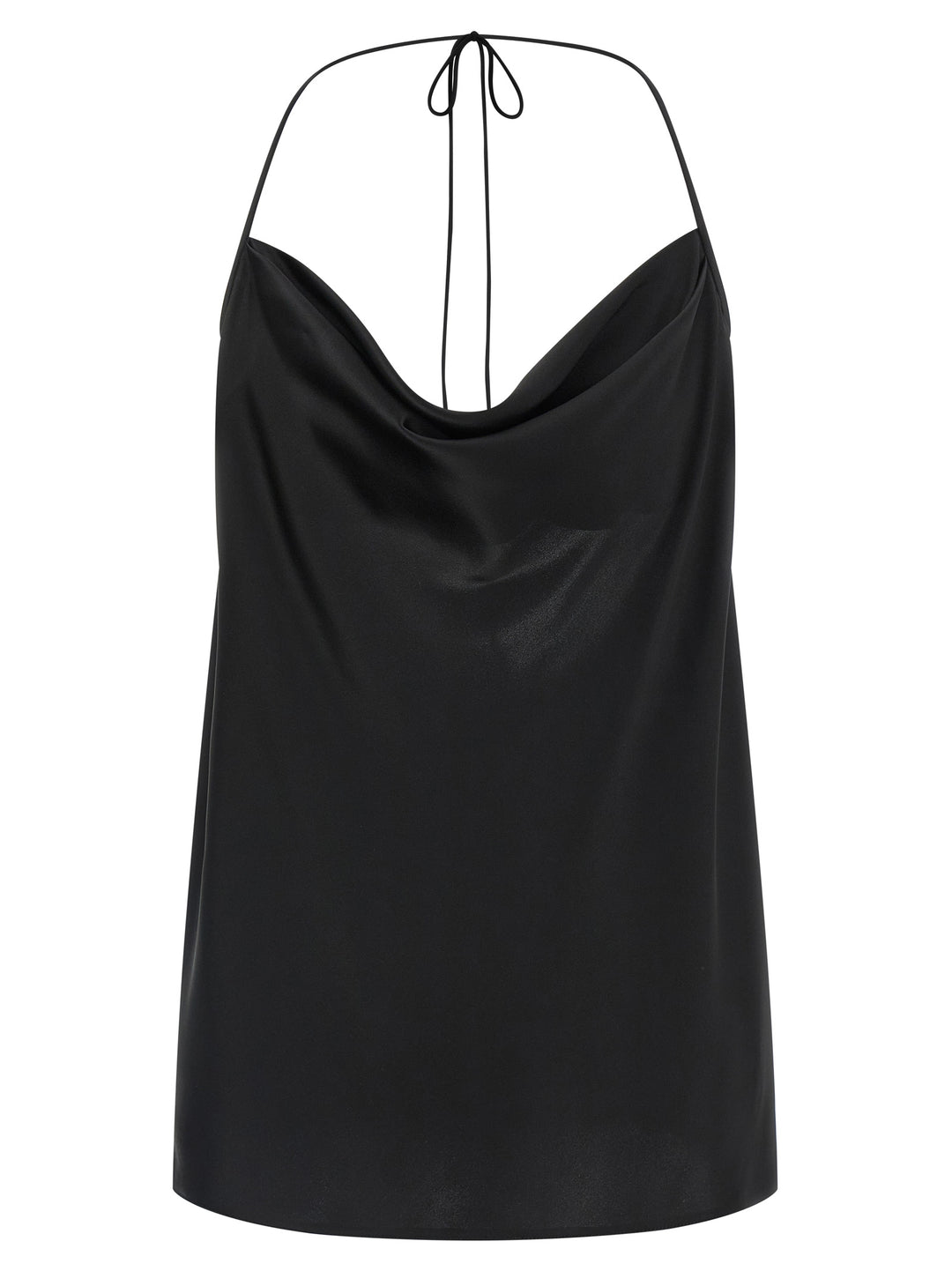 Valentino Garavani Silk Top Top - Nero | 379ae79cfecd9406b7792548d733d04a66f5181e