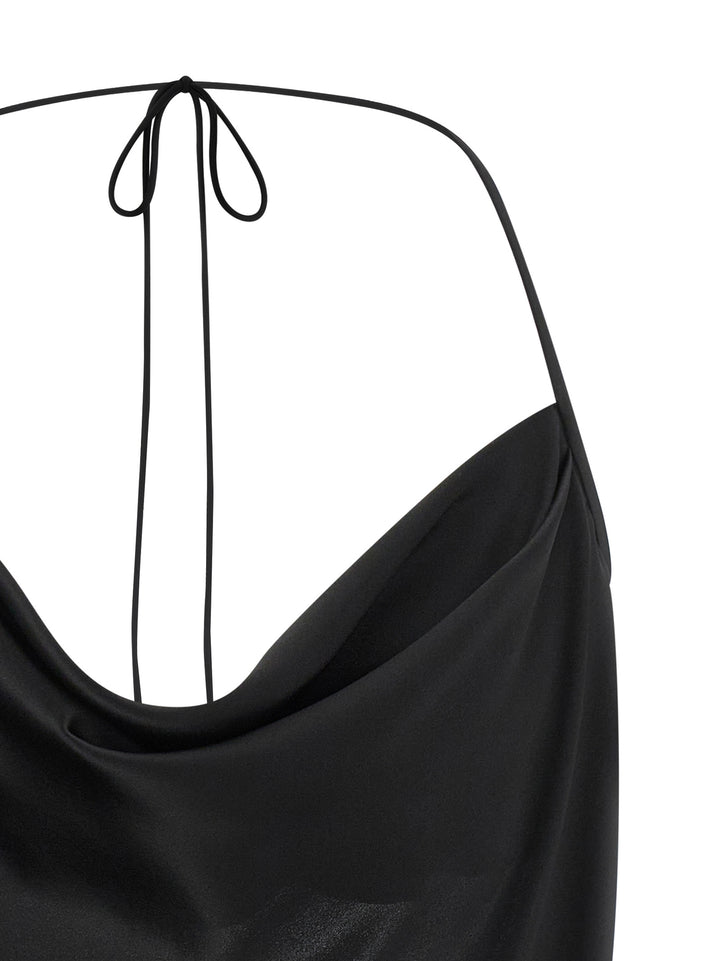 Valentino Garavani Silk Top Top - Nero | cffb8df09bc62d3538bd3cc42c0b416a69d5fbe3