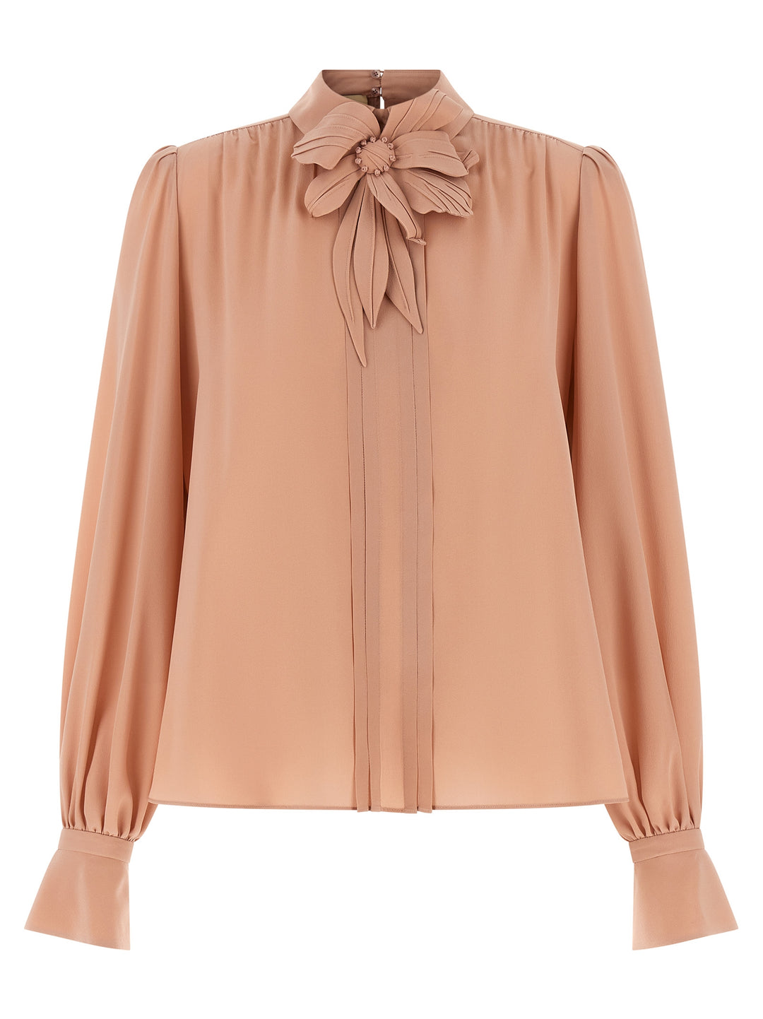 Valentino Garavani Valentino Garavani Crêpe Top Top - Rosa | e82636a5ed68c3fb82cbce0ac42978f176c248bc