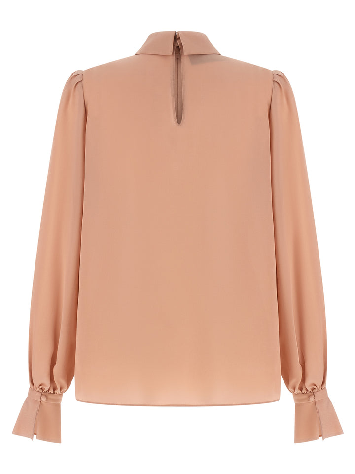 Valentino Garavani Valentino Garavani Crêpe Top Top - Rosa | 9b99666f6470f3cab042cbdfc2ef96bdb7a5c5a9