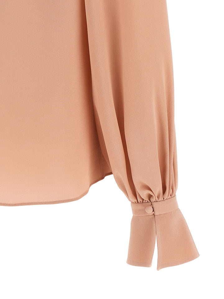 Valentino Garavani Valentino Garavani Crêpe Top Top - Rosa | 6c4bc7964f3d0925d4246d8de979864d6e63cc3d