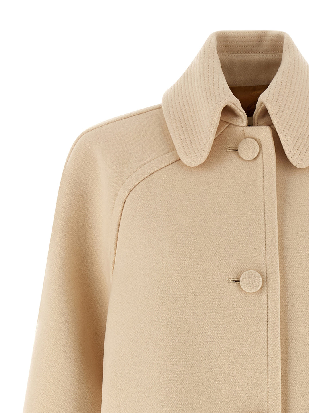 Valentino Garavani Valentino Garavani Wool Drap Coat Trench e Impermeabili - Beige | f0e3801a53eda60a2dba6ead88eede26b676e8b5