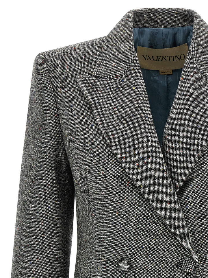 Valentino Garavani Valentino Garavani Double-Breasted Blazer BlazerS - Grigio | a6c7e05459d13c39dc48a6a2492fa40b8690902b