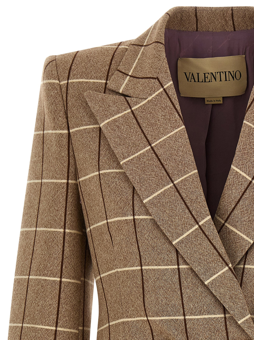 Valentino Garavani Valentino Garavani Double-Breasted Blazer BlazerS - Beige | 5b126b3a465799bed159857bc980ebe8c79dd8d1
