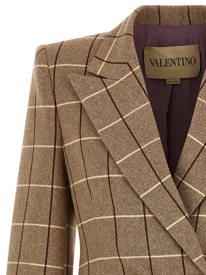 Valentino Garavani Valentino Garavani Double-Breasted Blazer BlazerS - Beige | 5b126b3a465799bed159857bc980ebe8c79dd8d1