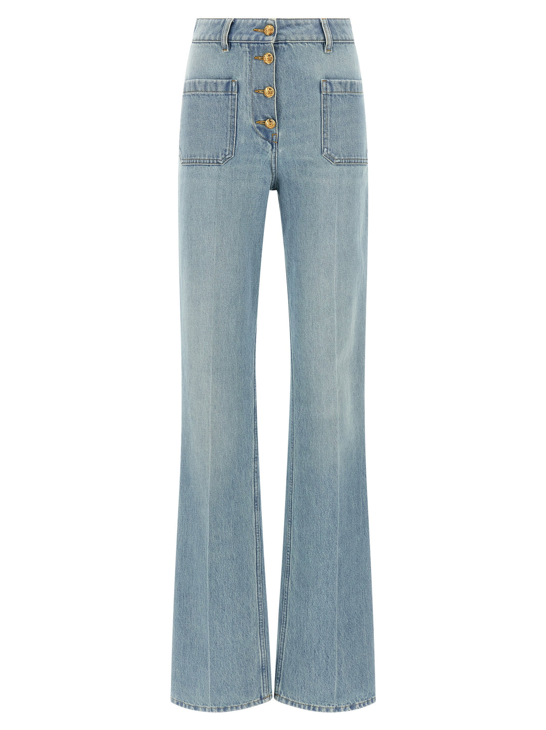 Valentino Garavani Valentino Garavani High Waist Jeans - Celeste | cd366230e217a3d44a41545095e712ba47c17973